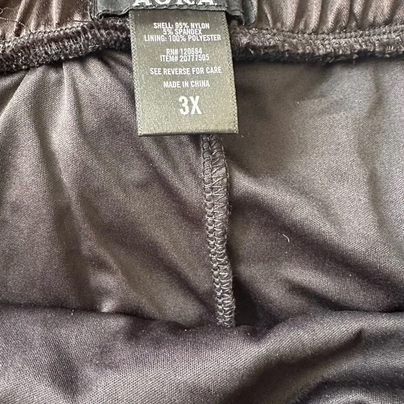 Cosmic Aura Black Lacey Tiered Mini Boho Witchy Skirt w Bow Size 3X - Picture 5 of 5